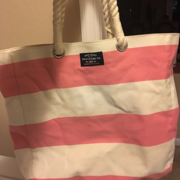 Polo Ralph Lauren Handbags - Striped polo tote
